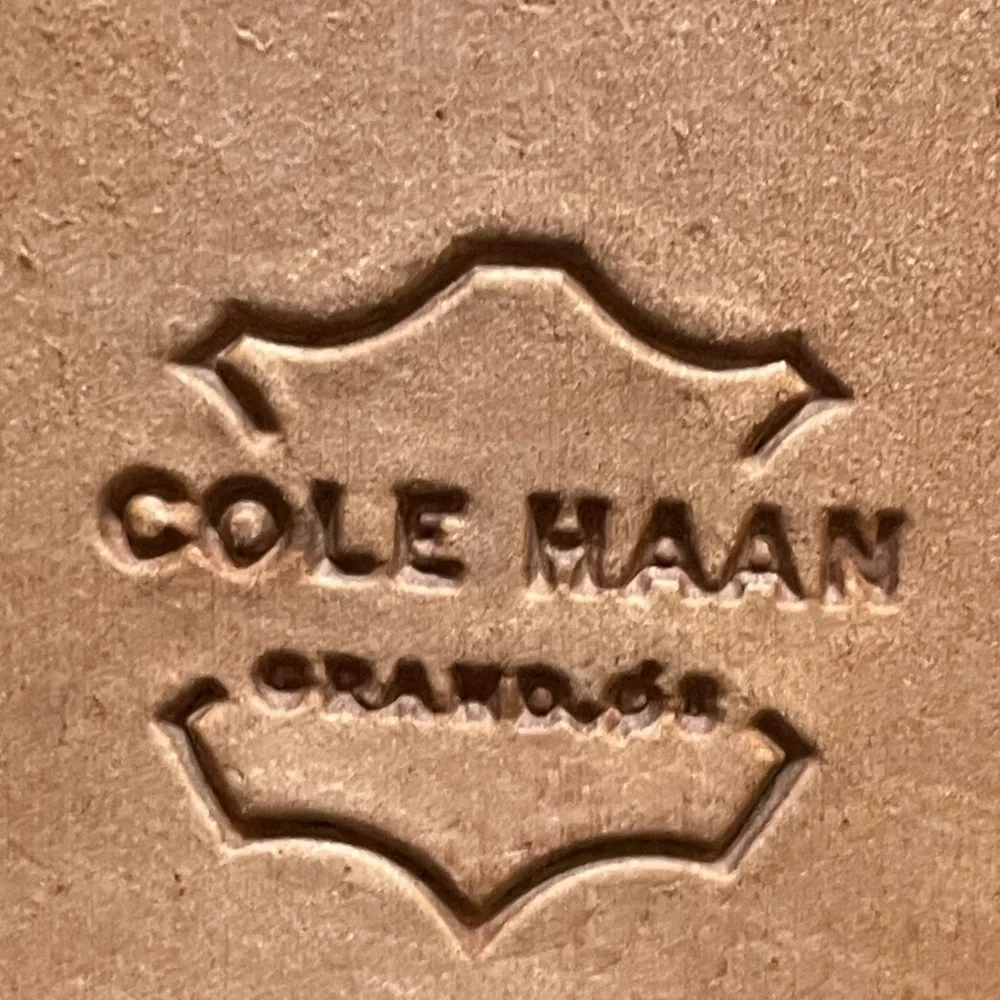 COLE HAAN GRAND 360 BROWN LEATHER OXFORDS SIZE 9.5 M